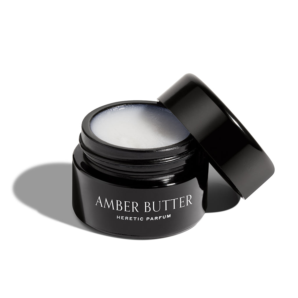 Amber Butter Jar