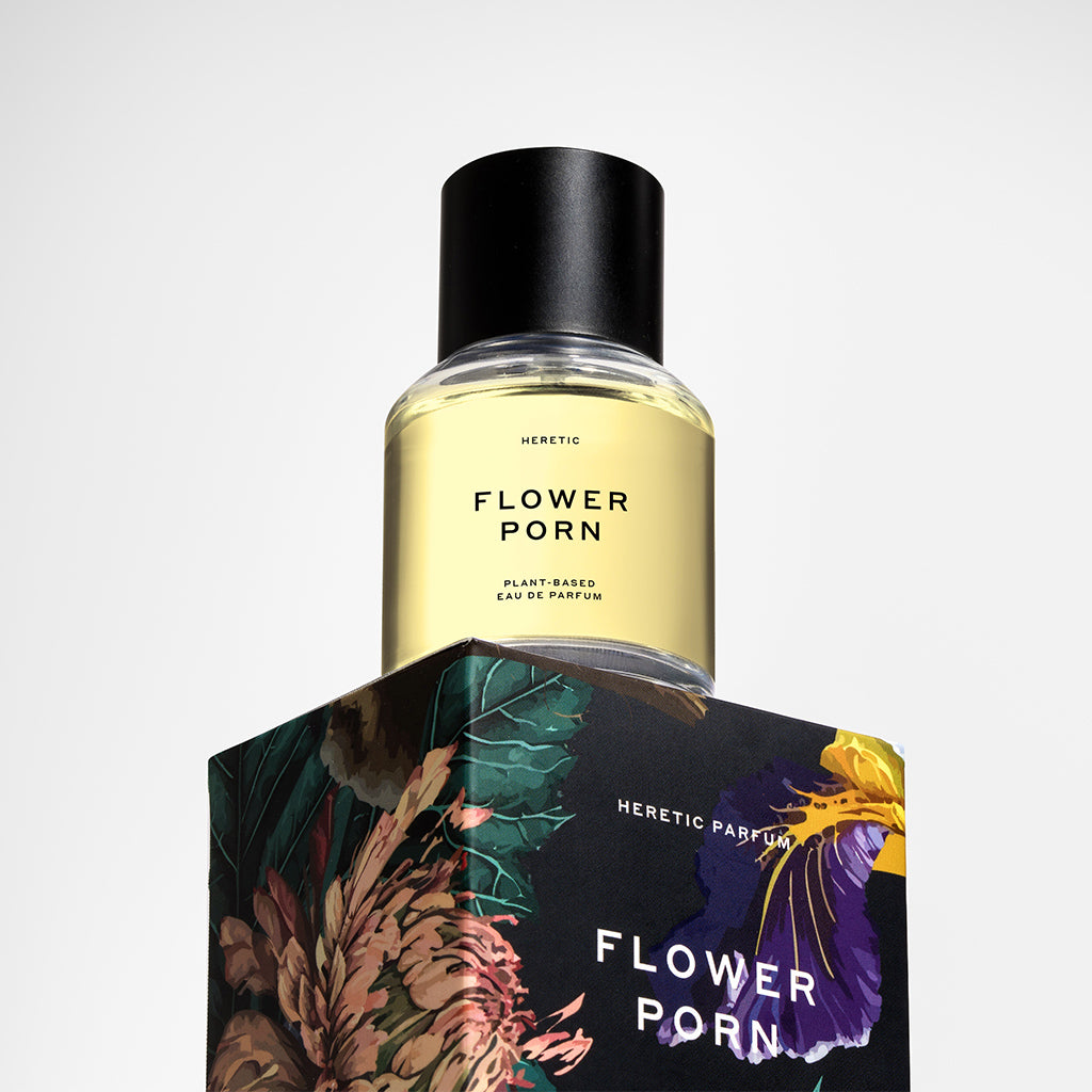 Flower Porn 50ml on top of box