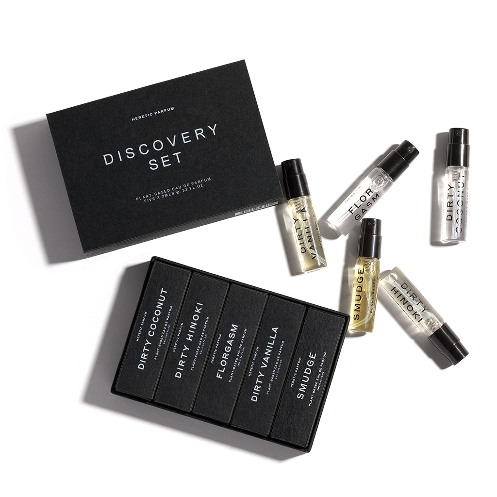 Plant-based perfume samples set