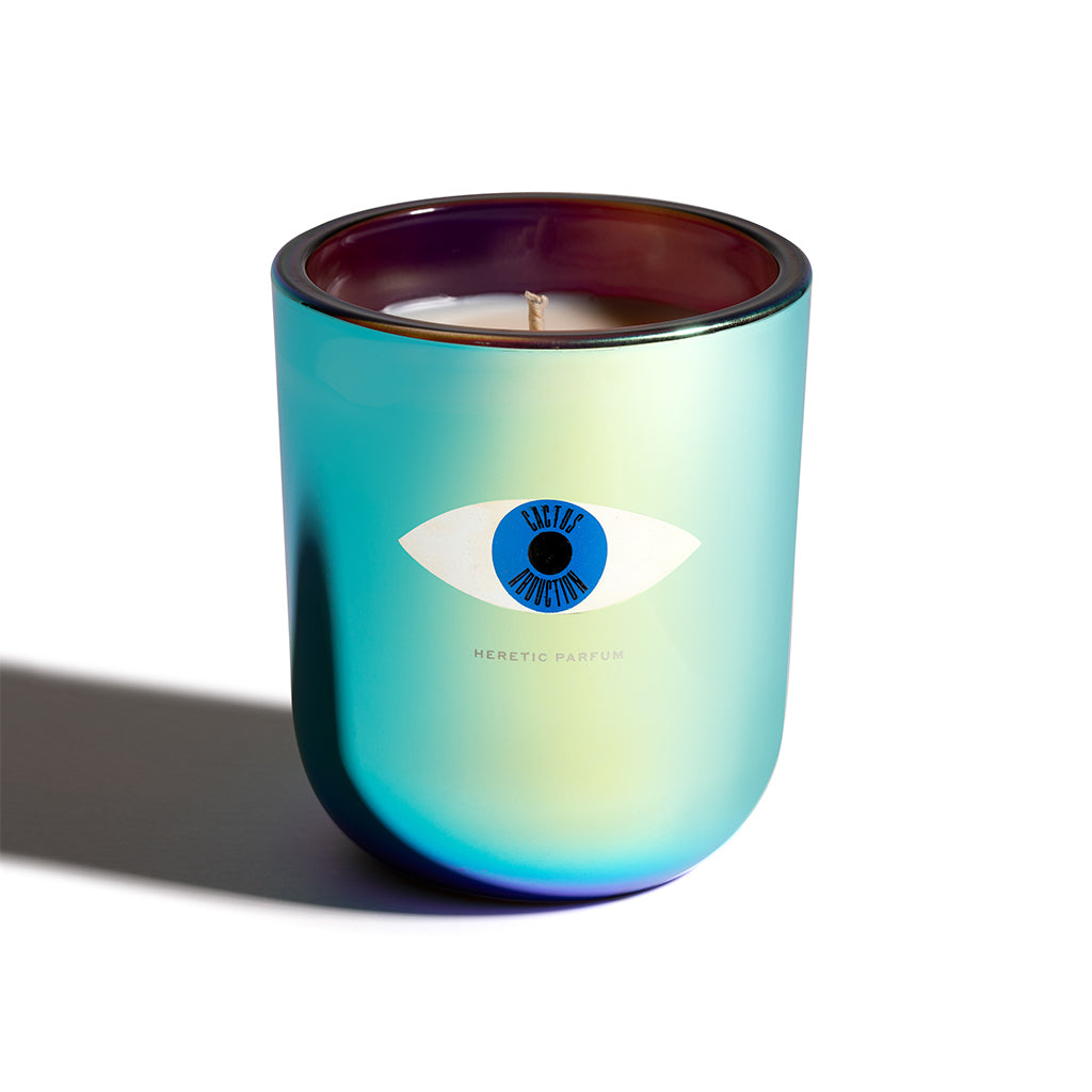 Cactus Abduction holographic candle