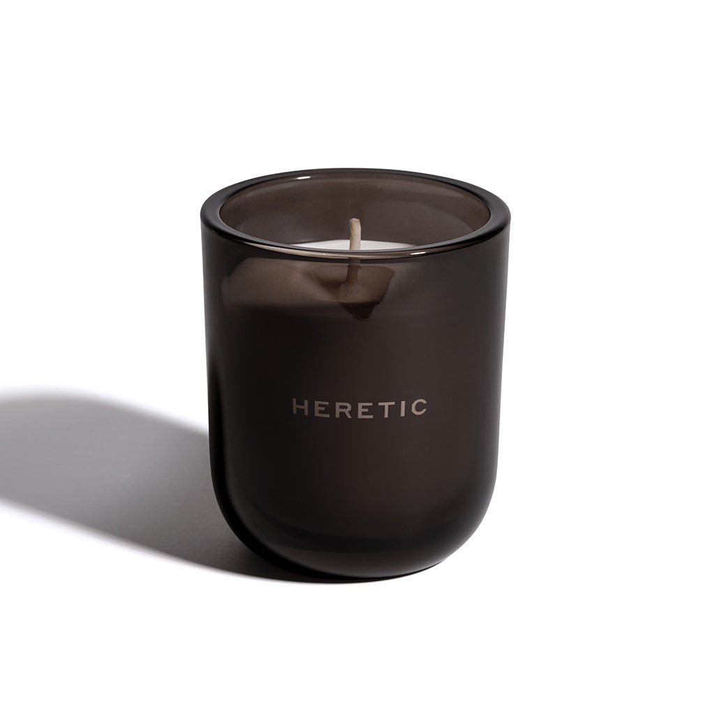 10oz Candle vessel in dark smoky vessel