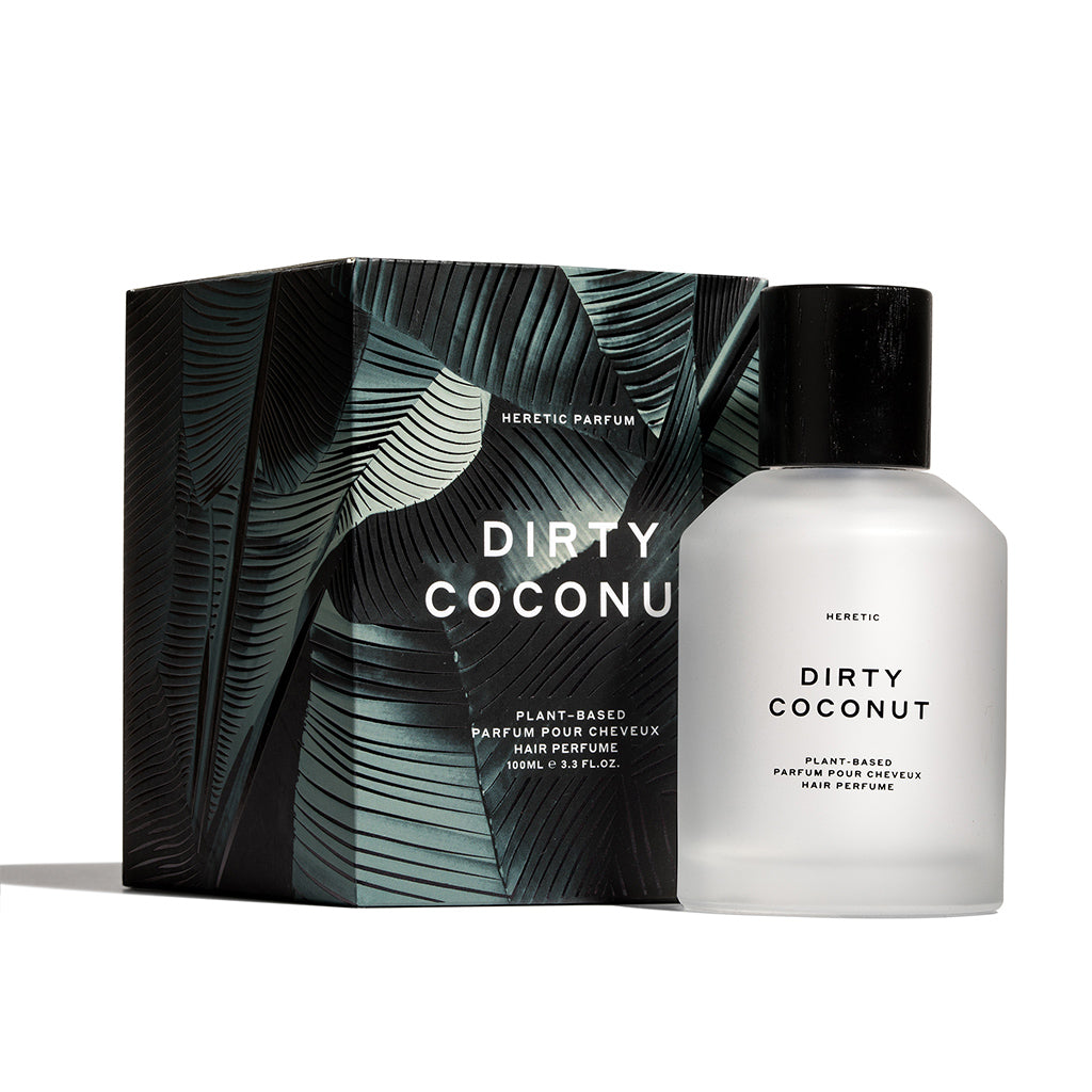 Dirty Coconut Hair Perfume packaging