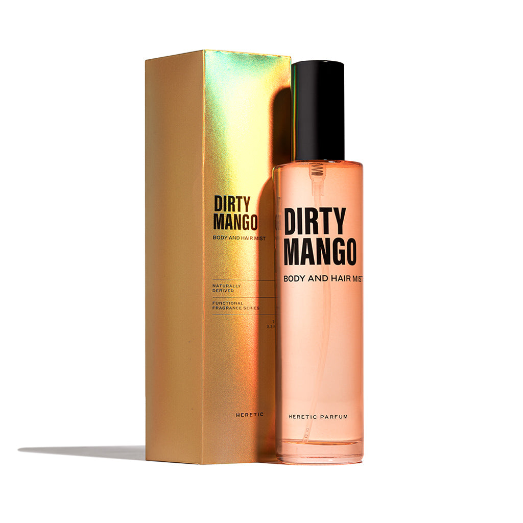 Dirty Mango Body Mist Packaging
