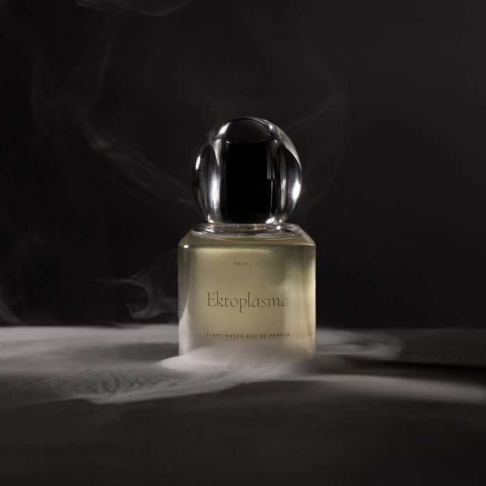 Ektoplasma perfume bottle in fog