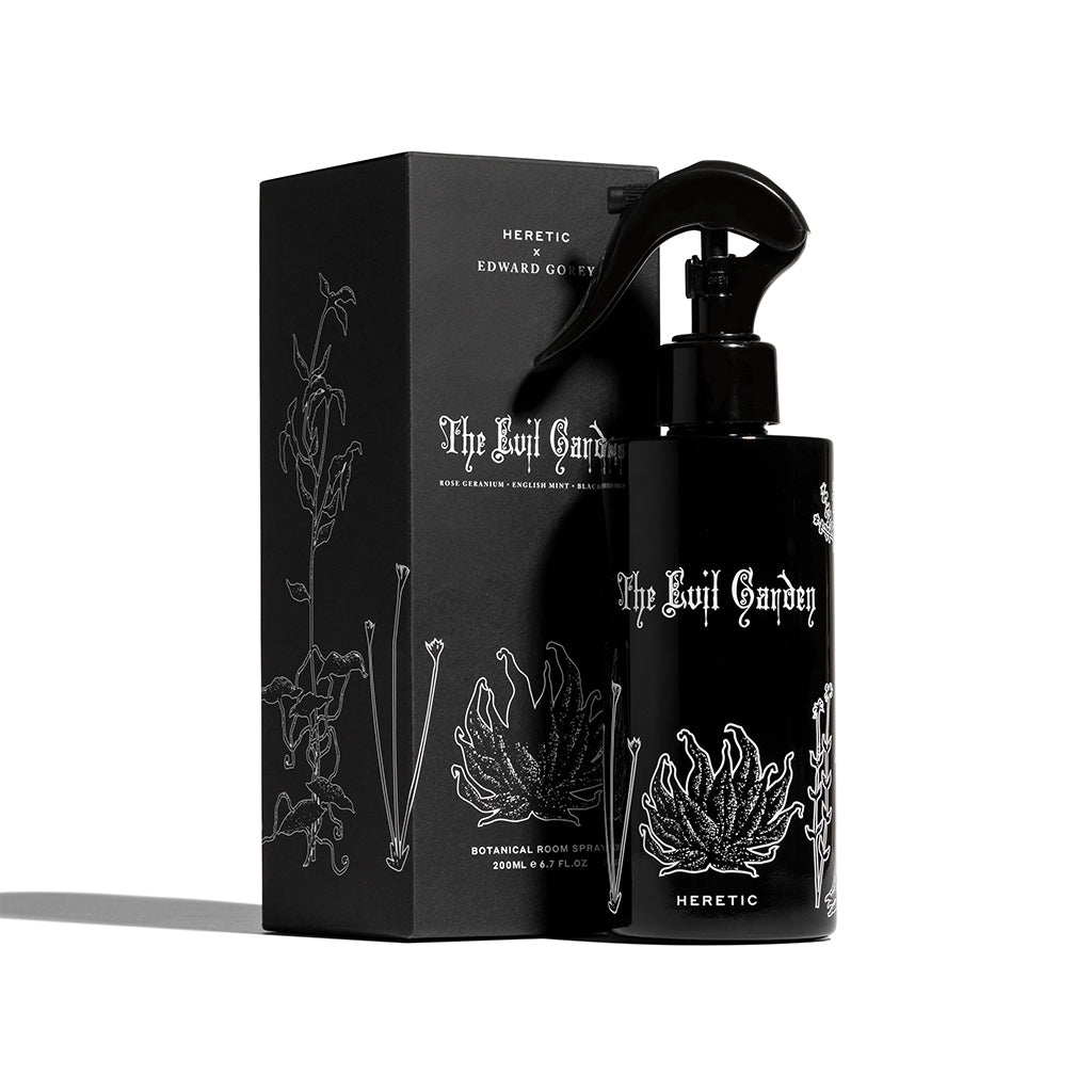 The Evil Garden Room Spray packaging