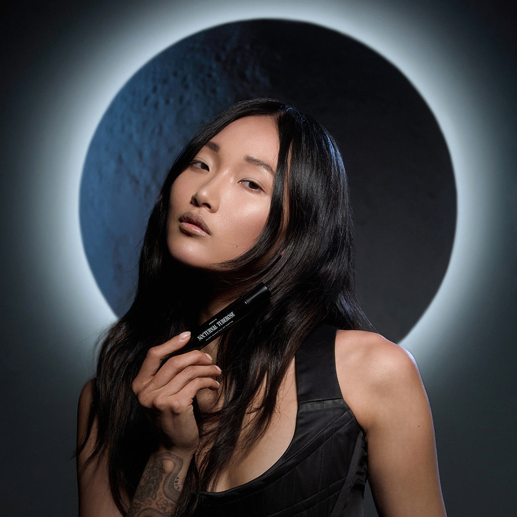 Model in moonlight