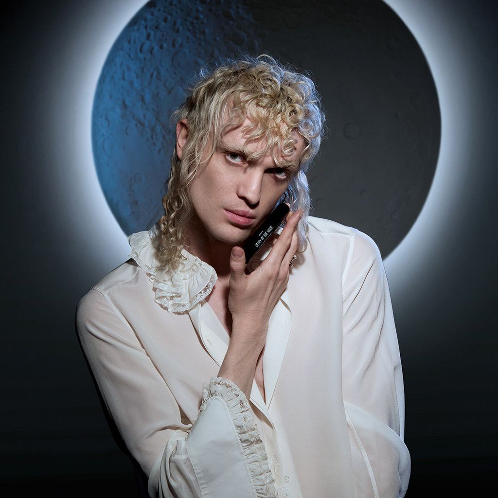 Model holding Queen of the Night