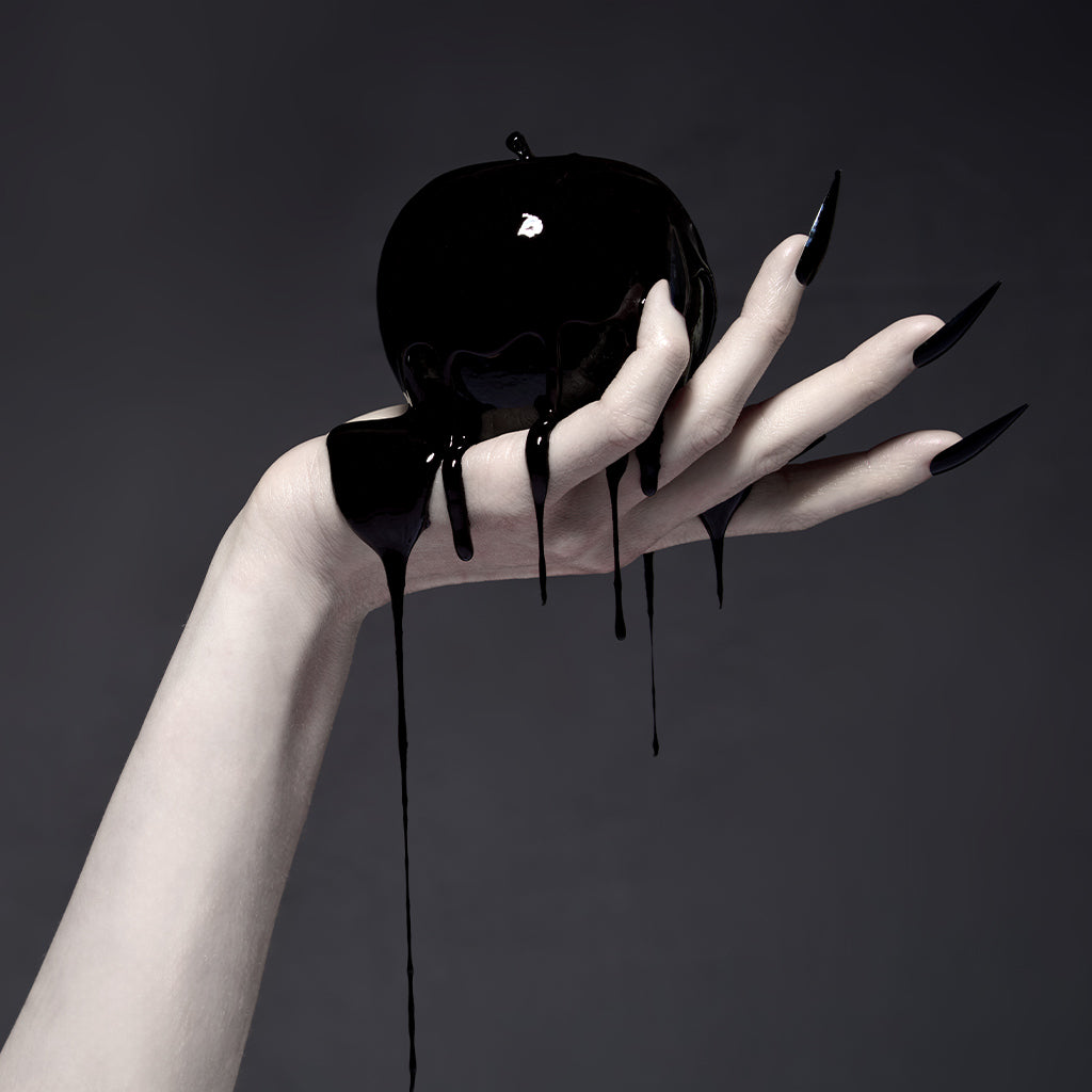 Black apple dripping
