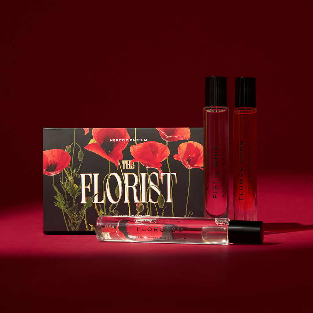 The Florist Box and three rollerballs