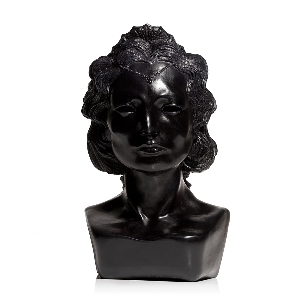 Weeping Bust Black Front View