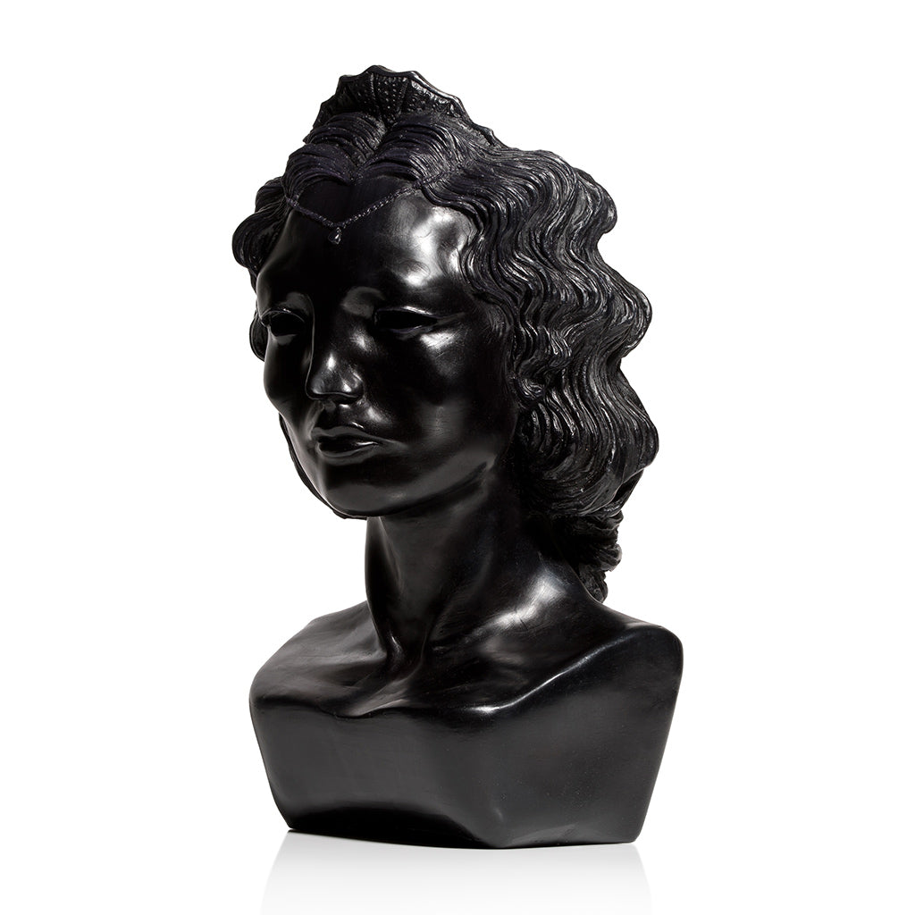 Weeping Bust Candle side view